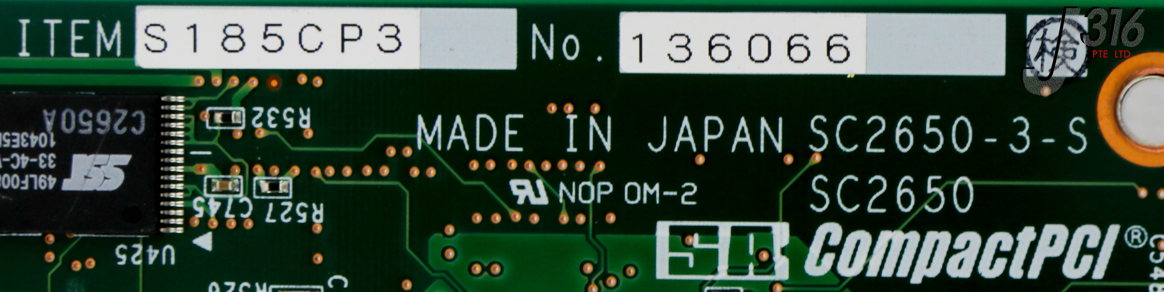 26589 SANRITZ AUTOMATION PCB, TEL SC2650 COMPACTPCI, SE2000T